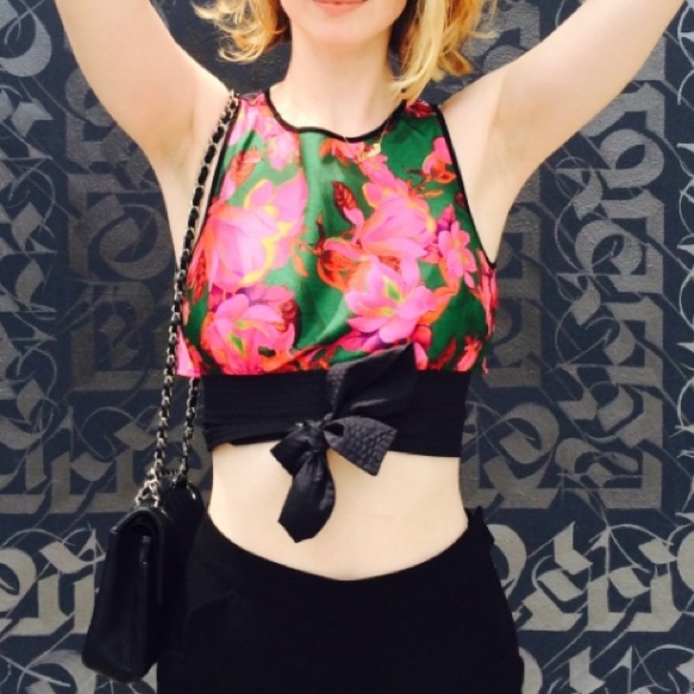 Clover Canyon tie crop top